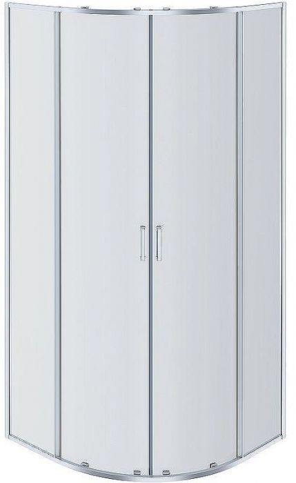 Душевой уголок Aquatek 100х100 AQ ARI RO 10020CH профиль Хром стекло прозрачное