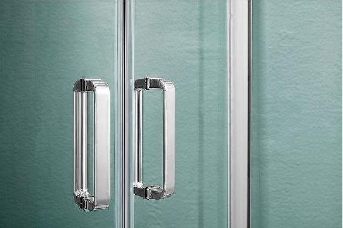 Душевой уголок Aquatek 100х100 AQ ARI RO 10020CH профиль Хром стекло прозрачное