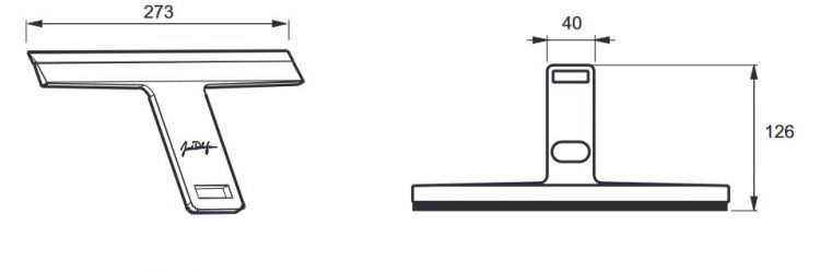 Скребок Jacob Delafon NOUVELLE VAGUE E9404-BLV