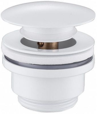 Донный клапан Abber AF0011W click-clack Белый