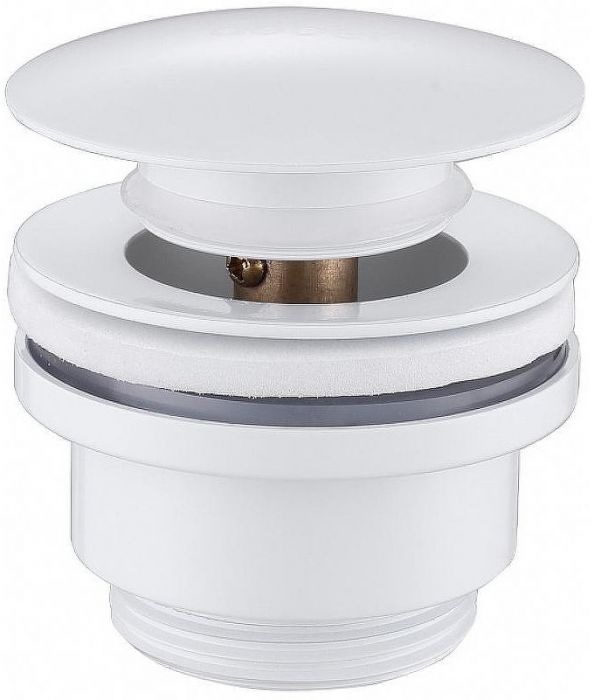 Донный клапан Abber AF0011W click-clack Белый