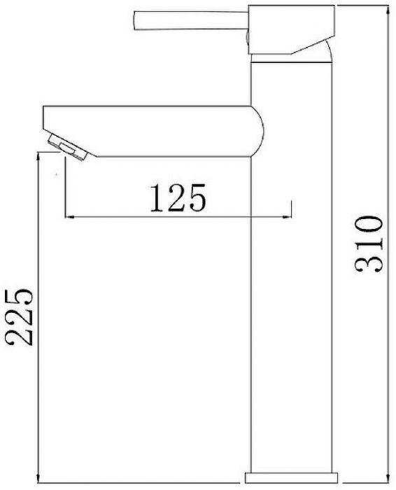 Смеситель для раковины Comforty FC018B-CMT 00004149948 Черный