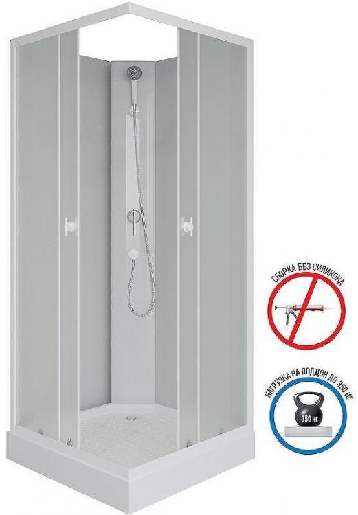 Душевая кабина Niagara Promo 90x90 P90/13Q/MT/BK без гидромассажа Душевая кабина Niagara Promo 90x90 P90/13Q/MT/BK без гидромассажа