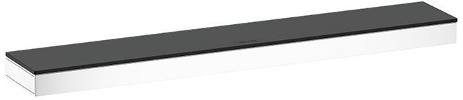 Hansgrohe Rainfinity Полка 500х80мм, подвесной, метал/стекло, цвет: белый матовый