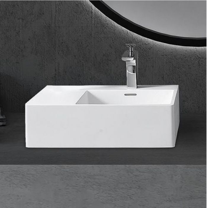 Раковина Abber Stein 56 R AS2644 R Белая матовая