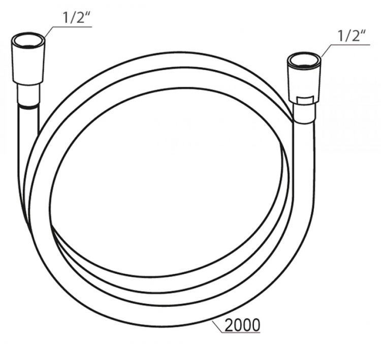 Душевой шланг Ravak SilverShine 914.02