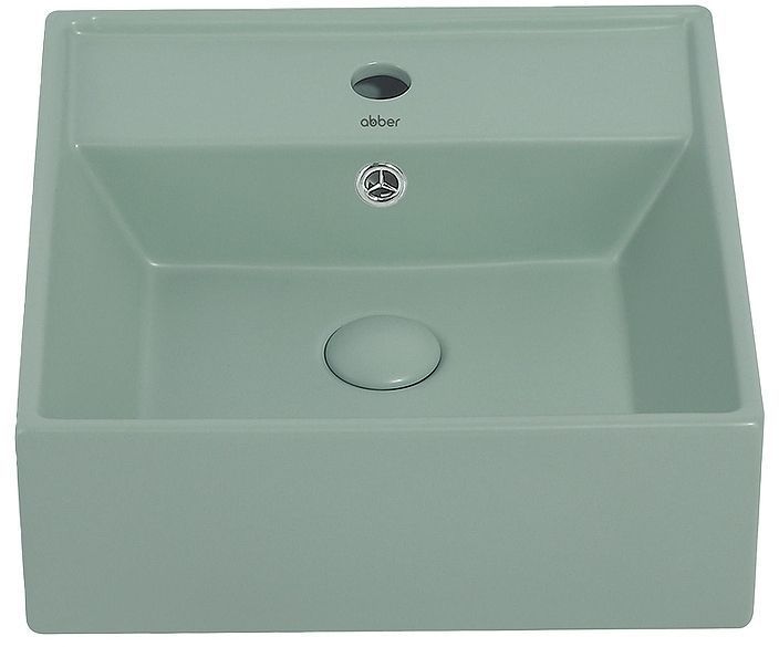 Раковина Abber Rechteck 41 AC2208MCG Светло-зеленая матовая