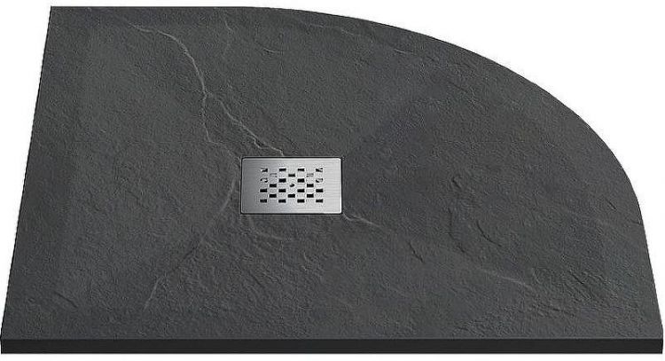 Душевой поддон из искусственного камня Vincea 100x100 VST-4SQ1010A Антрацит