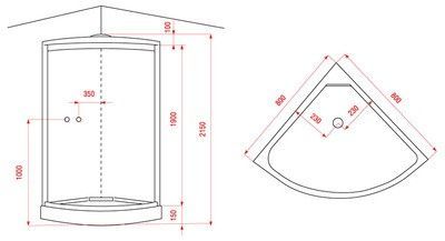 Душевая кабина Arcus AS-112
