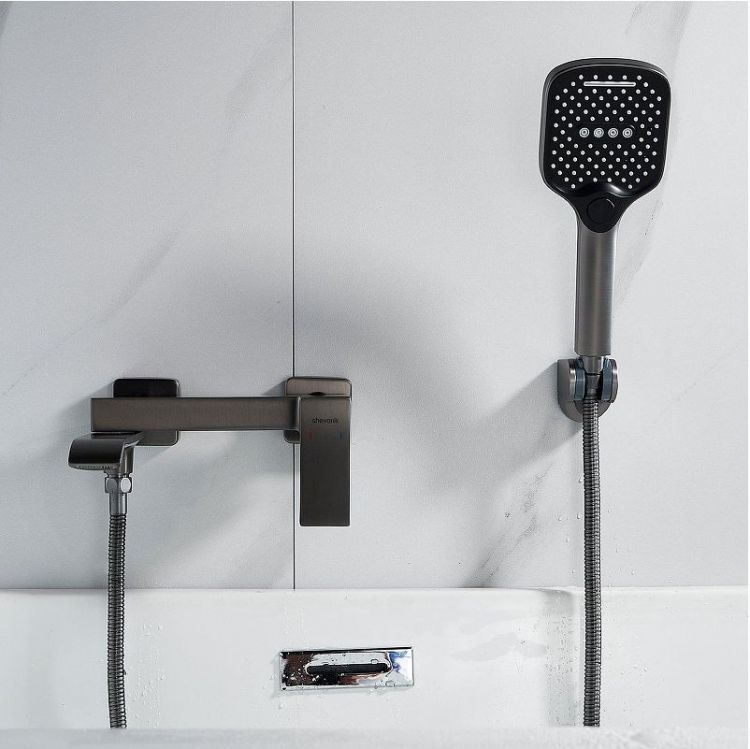 Смеситель для ванны Shevanik S4002T цвет Оружейная сталь Смеситель для ванны Shevanik S4002T цвет Оружейная сталь