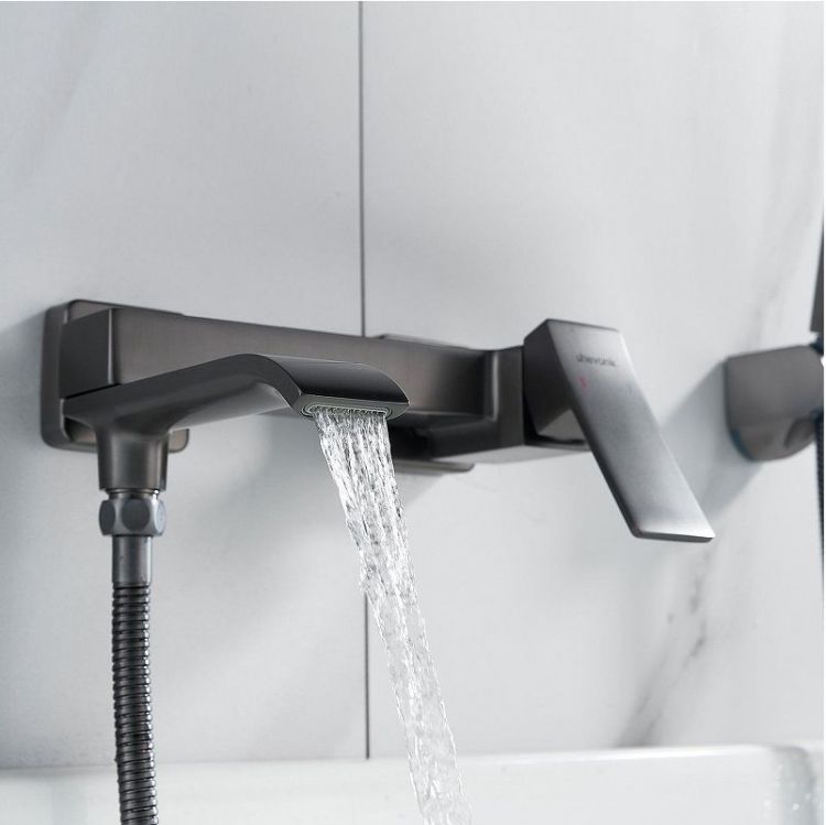 Смеситель для ванны Shevanik S4002T цвет Оружейная сталь Смеситель для ванны Shevanik S4002T цвет Оружейная сталь