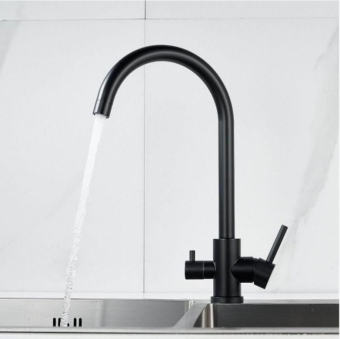 Смеситель для кухни Raffine F108H цвет Черный