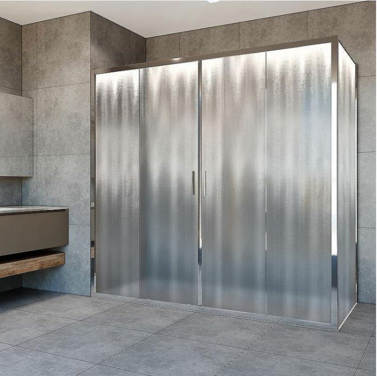 Душевой уголок Vincea Garda 190x80 VSR-1G28019CH профиль Хром стекло шиншилла