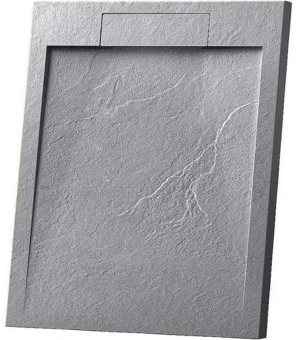 Душевой поддон из искусственного камня Vincea 90х90 VST-4SRL9090G Серый