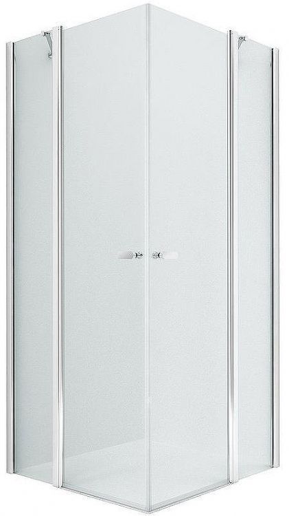 Душевой уголок New Trendy New Soleo Chrome 90х90 K-0406 профиль Хром стекло прозрачное