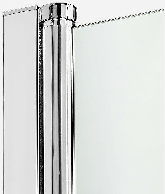 Душевой уголок New Trendy New Soleo Chrome 90х90 K-0406 профиль Хром стекло прозрачное