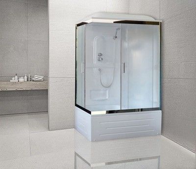 Душевая кабина Royal Bath RB 8100BP1-M-CH (матовое) правая