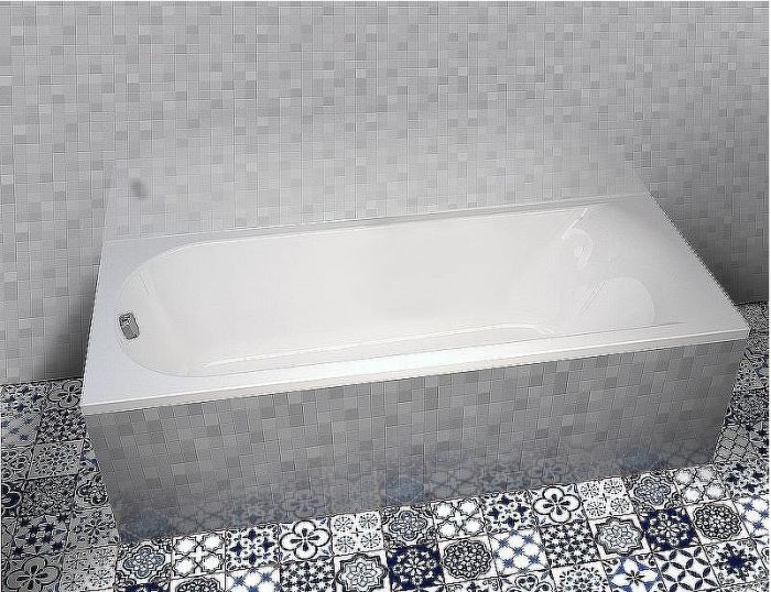 Акриловая ванна WellWant Aurora 180х80 WWVM1332W без гидромассажа