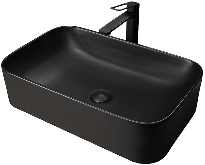 Раковина-чаша Gid Geometrico Bm9599 61 53366 цвет Черный матовый
