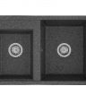 Кухонная мойка Aquaton Делия 78 DBL 2 1A723132DE210 Графит