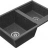 Кухонная мойка Aquaton Делия 78 DBL 2 1A723132DE210 Графит