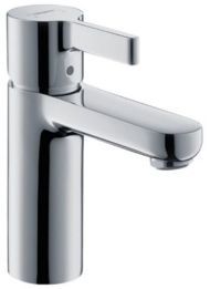 Hansgrohe Metris S Смеситель для раковины, однорычажный, на 1 отв., излив: 11,3см, цвет: хром
