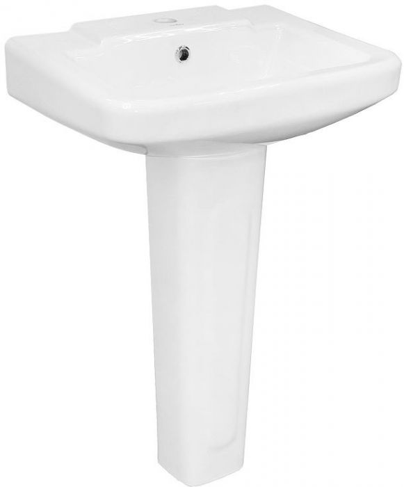 Раковина Creo Ceramique Project 51 PR3100+PR3110 цвет Белый глянцевый