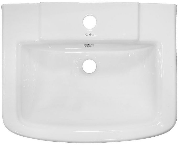 Раковина Creo Ceramique Project 51 PR3100+PR3110 цвет Белый глянцевый