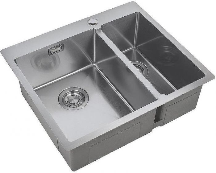 Кухонная мойка ZorG Light 59 ZL R 590-2-510-L Нержавеющая сталь
