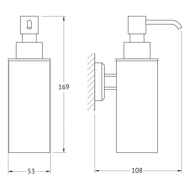Дозатор жидкого мыла 9932 Дозатор жидкого мыла 9932