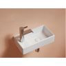 Умывальник CERAMICANOVA Element подвесной прямоугольный (чаша справа, отверстие под смеситель слева) CN6051R