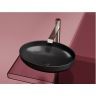 Умывальник CERAMICANOVA Element чаша накладная овальная (цвет Чёрный Матовый) CN6056MB