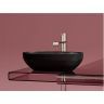 Умывальник CERAMICANOVA Element чаша накладная овальная (цвет Чёрный Матовый) CN6056MB