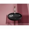 Умывальник CERAMICANOVA Element чаша накладная овальная (цвет Чёрный Матовый) CN6056MB