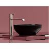 Умывальник CERAMICANOVA Element чаша накладная овальная (цвет Чёрный Матовый) CN6056MB