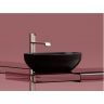 Умывальник CERAMICANOVA Element чаша накладная овальная (цвет Чёрный Матовый) CN6056MB