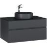 Тумба под раковину Raval Decent 80 Dec.01.80/A/RL подвесная Антрацит