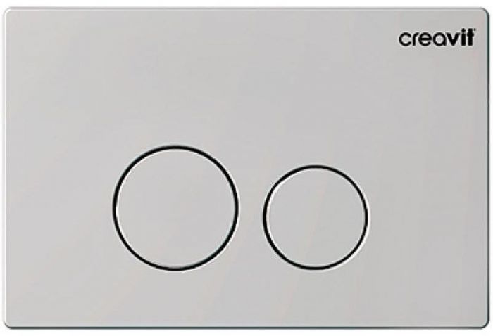 Клавиша смыва Creavit Terra GP9002.07 Холодный серый матовый