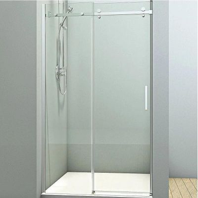 Душевая дверь Veconi Vianno VN-74 150 VN74-150-01-C4 профиль Хром стекло прозрачное