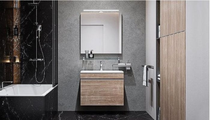 Тумба под раковину Velvex Pulsus 70 tp.PUL.PUL.70.1Y подвесная Дуб сонома