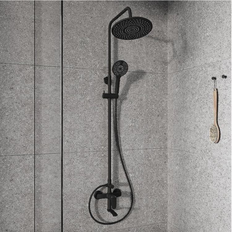 Душевая система Milardo Rora RORBL4FM06 Черная матовая Душевая система Milardo Rora RORBL4FM06 Черная матовая