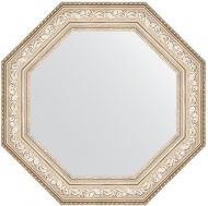 Зеркало Evoform Octagon 75х75 BY 7389 в багетной раме - Виньетка серебро 109