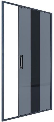 Душевая дверь Alex Baitler 120 AB64B120 профиль Черный стекло тонированное