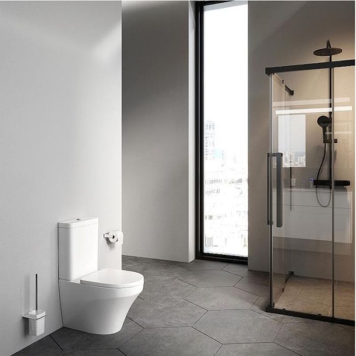 Унитаз компакт AM.PM Inspire C508607WH с бачком без сиденья