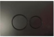 Клавиша смыва Aquanika Basic R-type 01.02.78 Черная