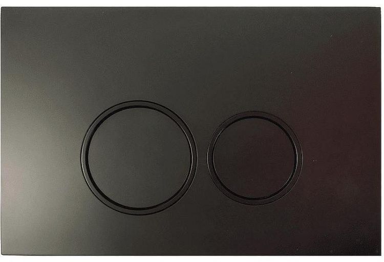 Клавиша смыва Aquanika Basic R-type 01.02.78 Черная