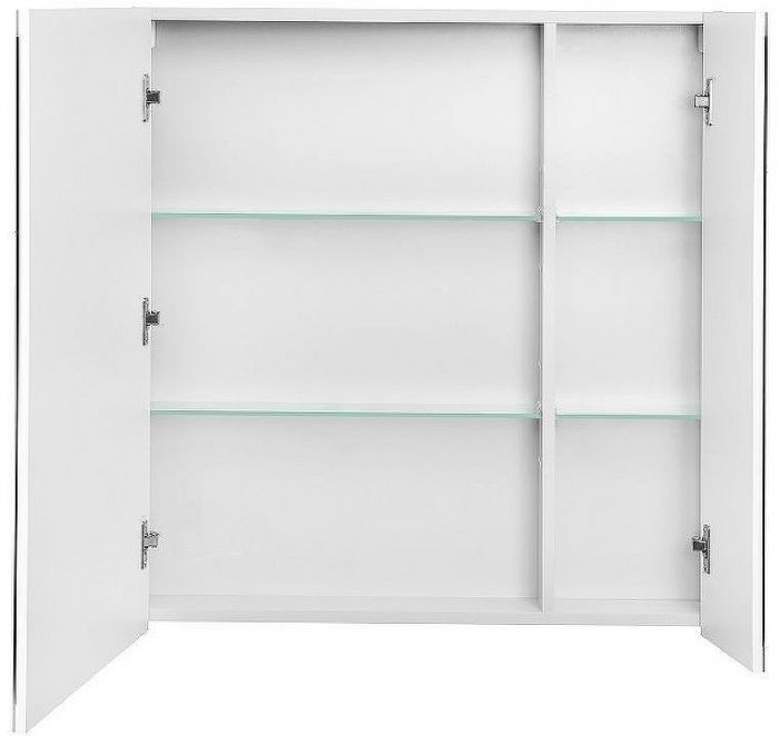 Зеркальный шкаф Aquaton Нортон 80 1A249202NT010 Белый глянец