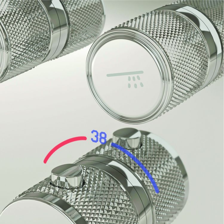 Душевой комплект SANCOS Space встраиваемый c термостатическим смесителем, цвет хром , SC3006CH Душевой комплект SANCOS Space встраиваемый c термостатическим смесителем, цвет хром , SC3006CH