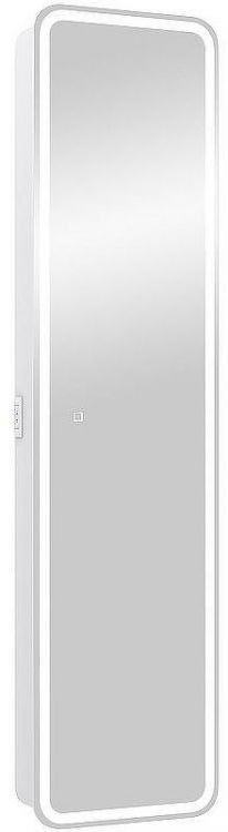 Зеркальный шкаф Континент Lorenzo LED 40 МВК009 с подсветкой Белый