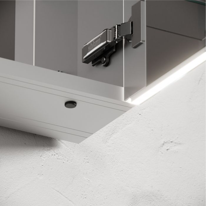 Зеркальный шкаф SANCOS для ванной комнаты из алюминия SANCOS Evoke 800x700х136 мм с LED подсветкой арт. SC8080